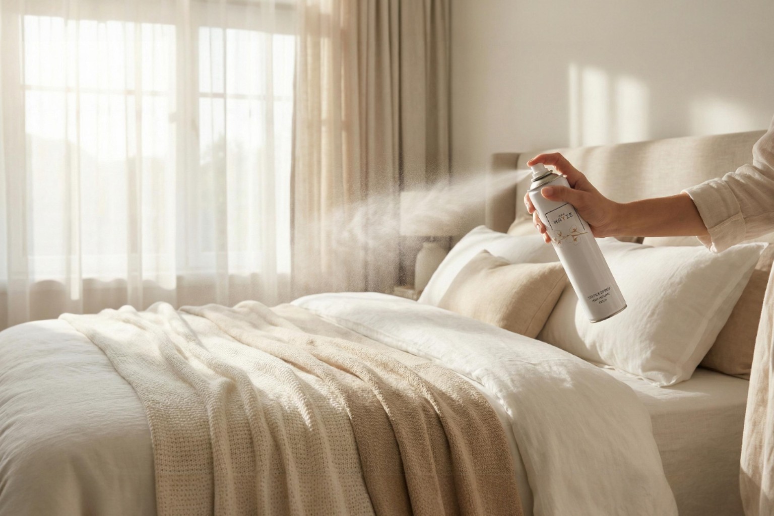 Natuurlijke spray tegen huisstofmijt